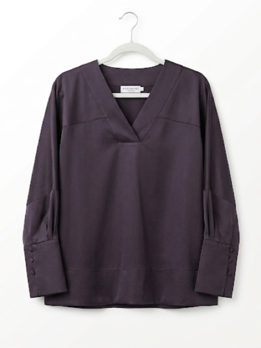 Black Harshman Monica Popover Blouse NWT Minimalist Avant Garde Small Runs Large - Picture 1 of 4